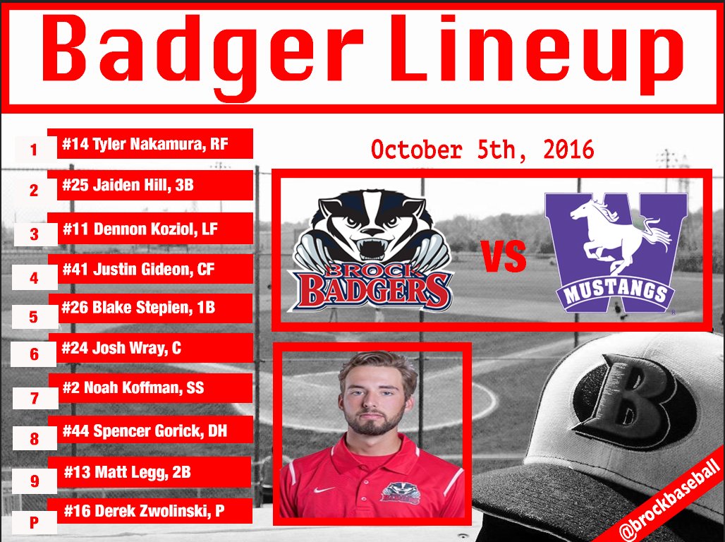 brockbaseball's tweet photo. The starting line up for game 2 against @Stangs_Baseball! #WEAREREADY #BeatStangs https://t.co/Df5UUiBet5