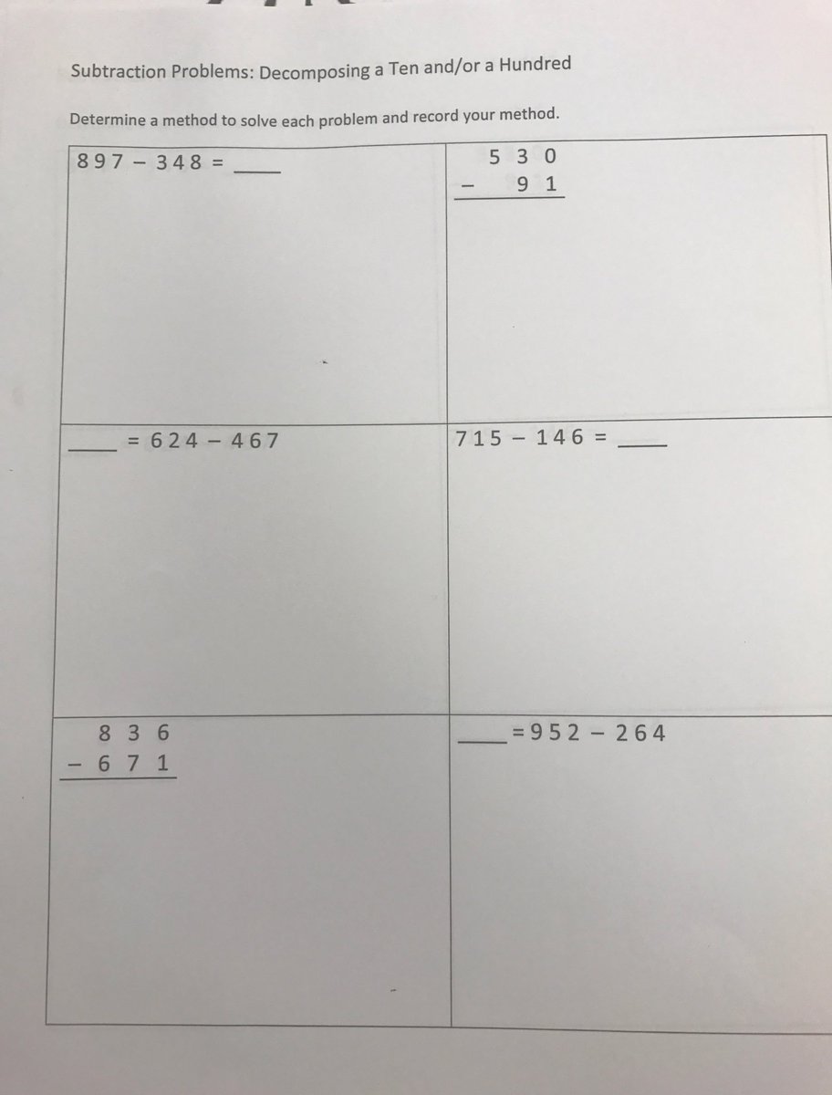 BrownSwan81's tweet photo. 📝 Math homework for tonight.  Completing 4 problems = 1 stamp on homework tracker.  All 6 = 2 stamps! https://t.co/ZNCgxLsCEM