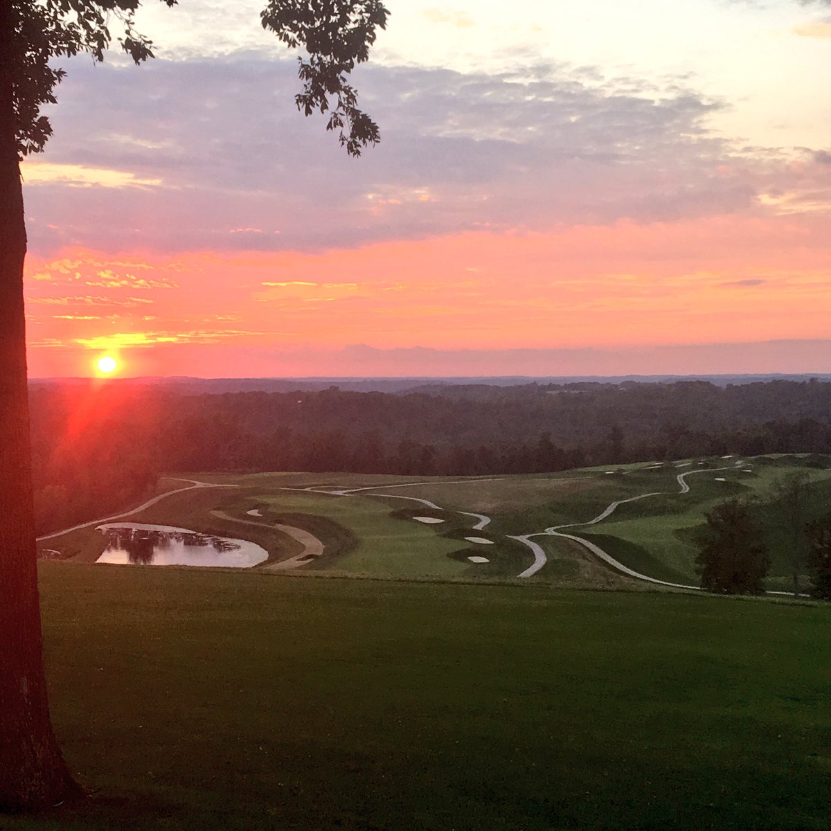 JSWAN_'s tweet photo. Beautiful French Lick! This Pete Dye course is unreal. #IACT2016 https://t.co/encle5wgUL