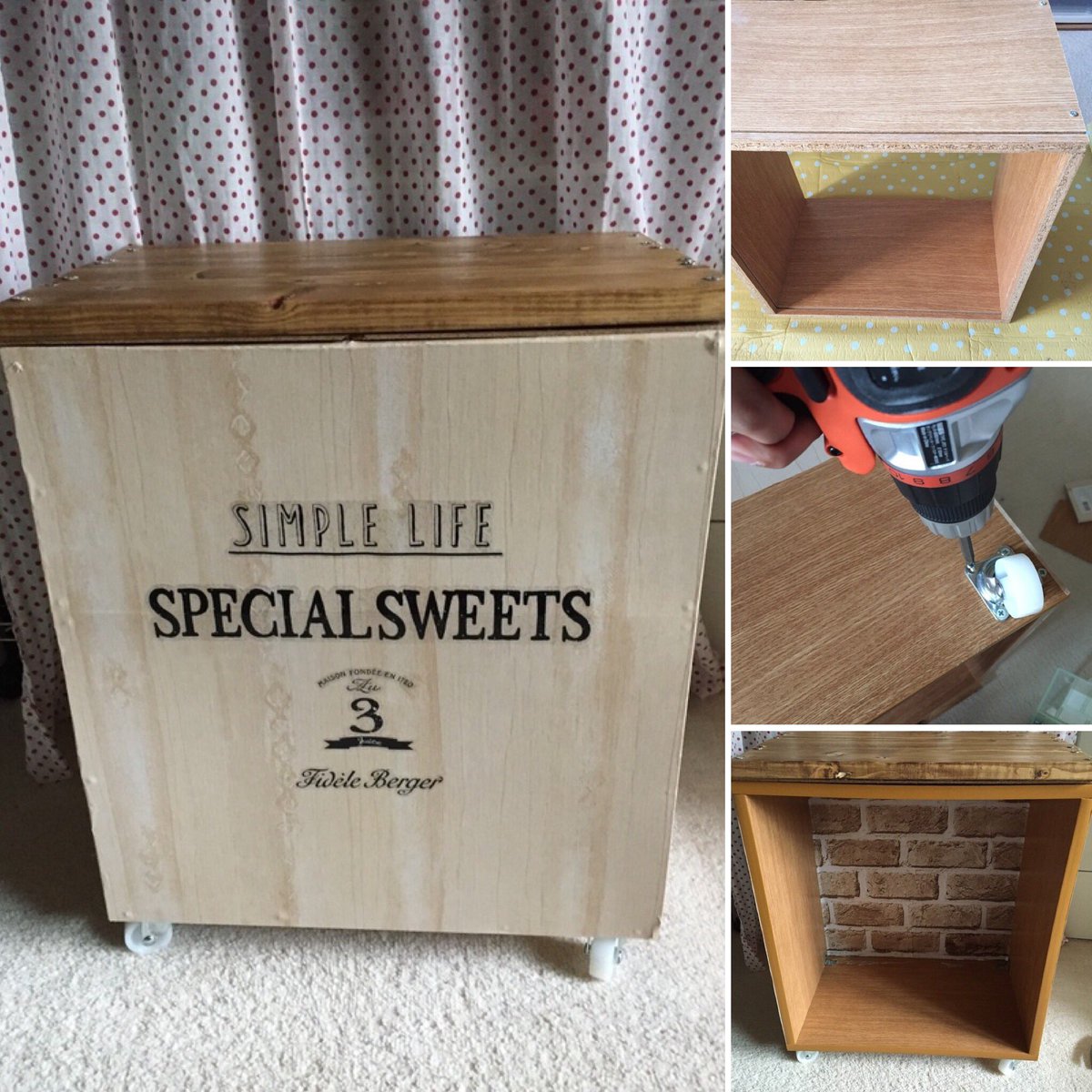 Diyレシピ共有サイトdiyrepi カラーボックスを解体して作るサイドテーブル 子どもが座っても平気なんだとか Kumiさんのdiyレシピ T Co Xragdzkp43 Diy Diyレシピ カラーボックス カラボリメイク サイドテーブル チェア Diyrepi