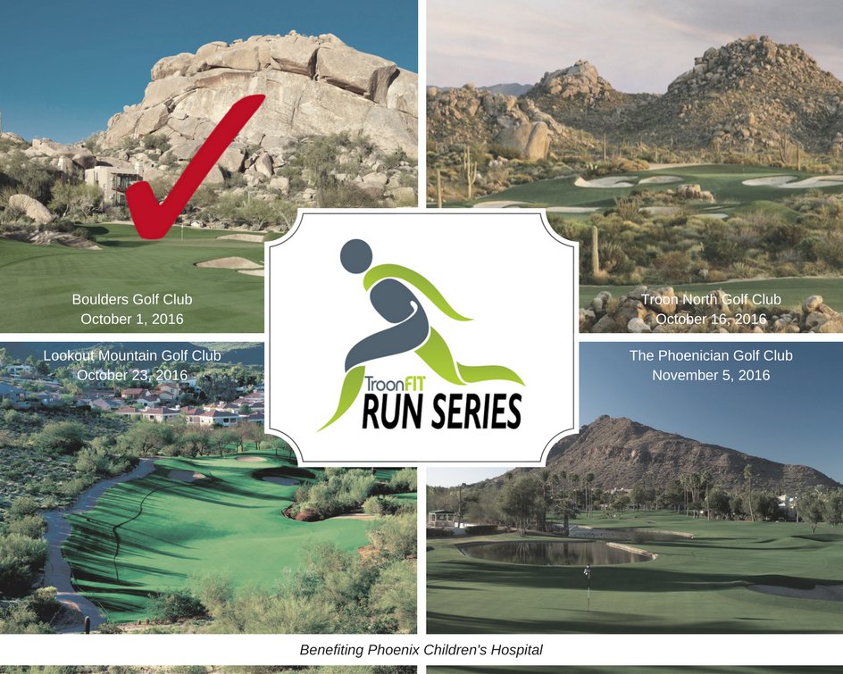 The second event in the 2016 #TroonFIT Run Series is coming to <a href="/TroonNorthGC/">Troon North GC</a> on Sunday, October 16th, 2016.