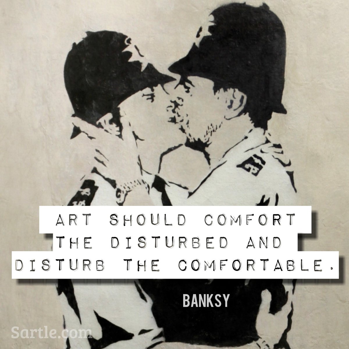 Sartle. Art History on X: Art should comfort the disturbed and