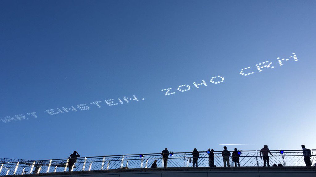 SaaSWaltz's tweet photo. Awesome campaign at #DF16 by @zoho brilliant https://t.co/7wueLby04g