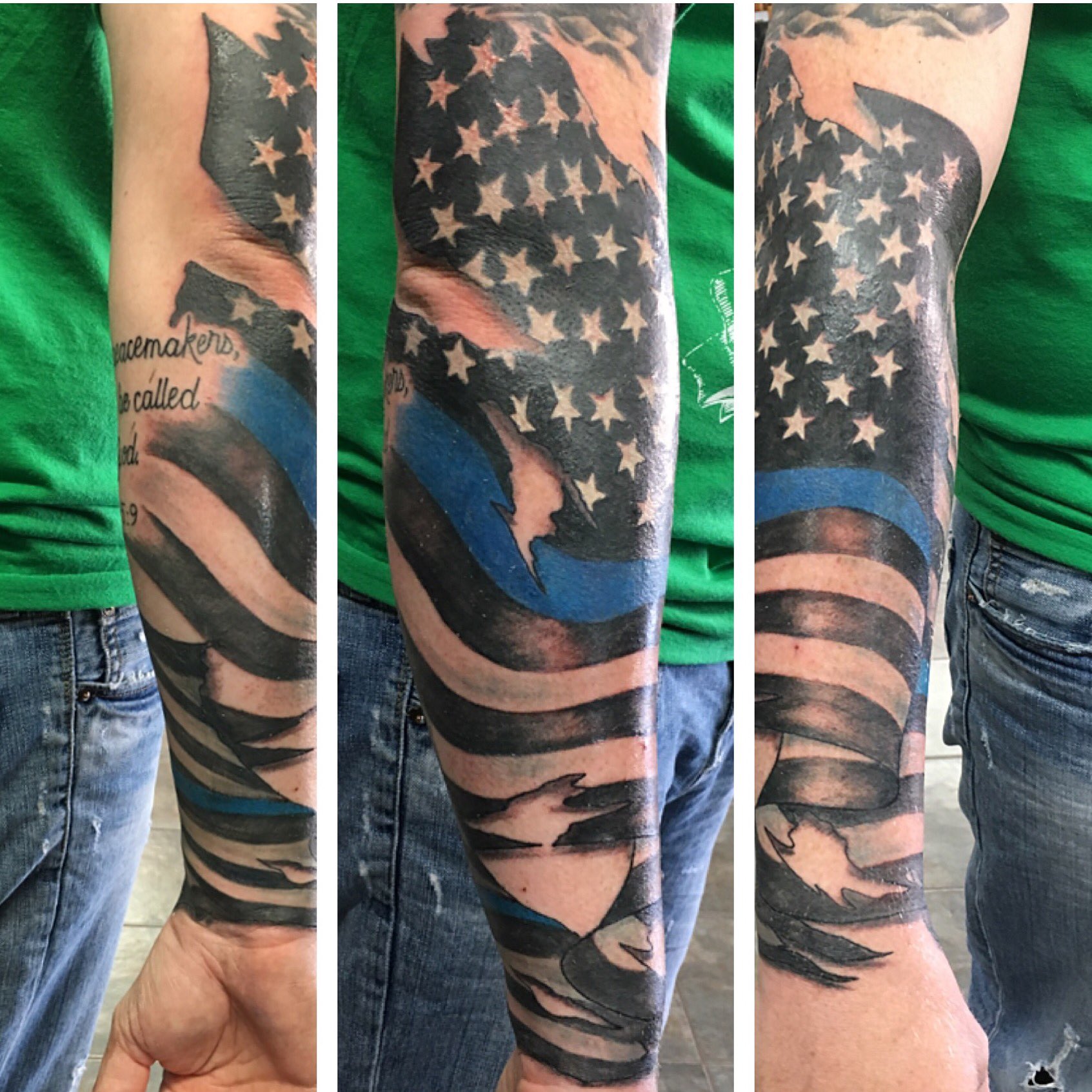 Discover more than 76 blue lives matter tattoo super hot - in.eteachers