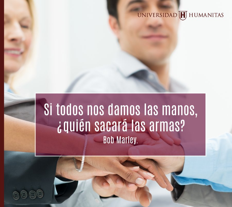 Las personas somos la solución a los problemas no las armas...