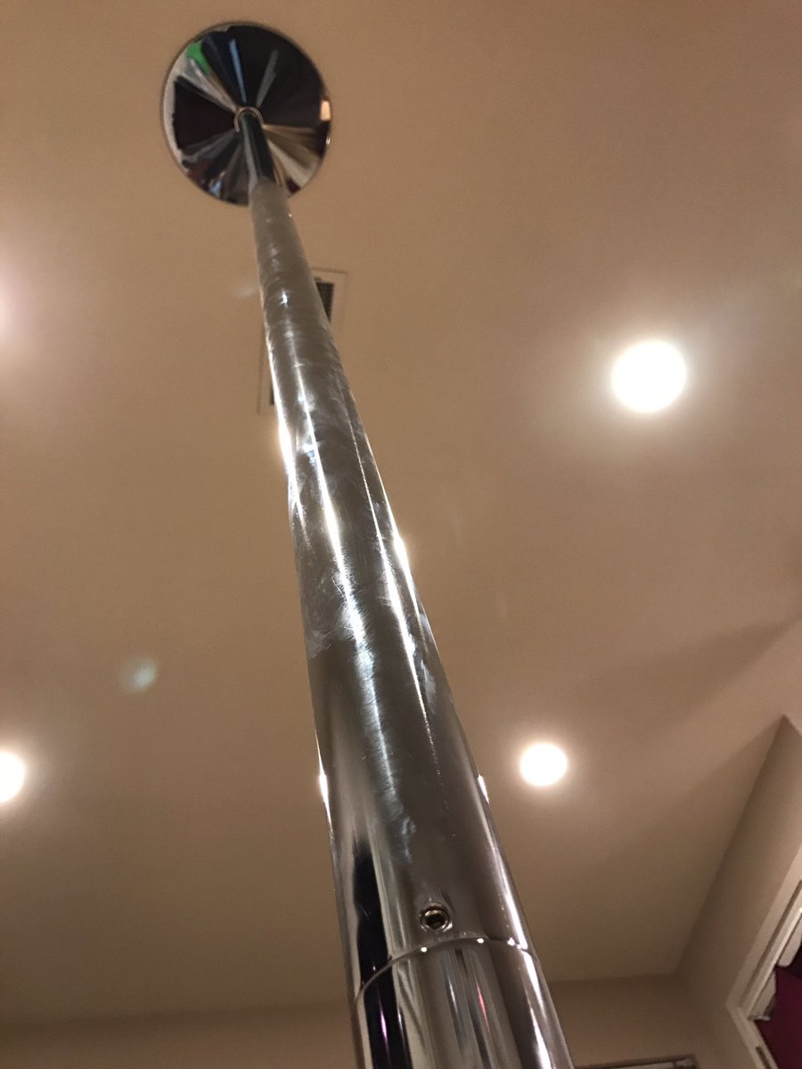 NostalJae's tweet photo. The #XPertPole returns! Outta shape but still got some moves. I'll be inverting again in no time! @xpoleint makes the best poles! https://t.co/JGsWAud409