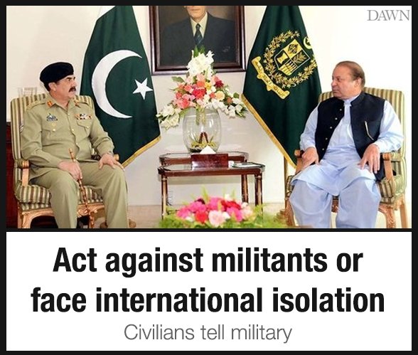 Civilian govt informs military of growing isolation of Pakistan, seeks consensus on several key actions
dawn.com/news/1288367/