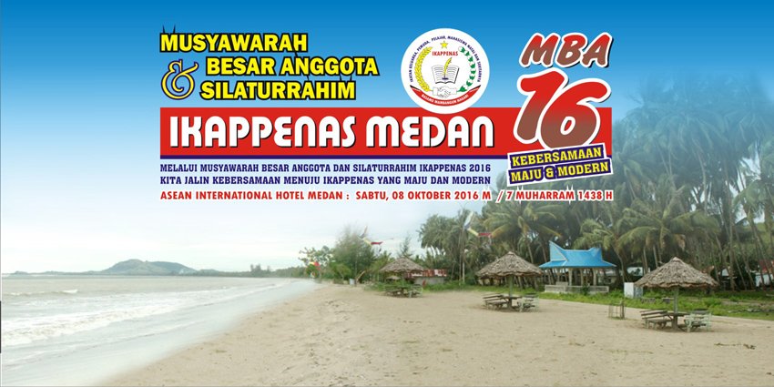 #MubesIkappenasMedan2016
Melalui Mswrh Bsr Agt &amp; Silaturrahim Ikappenas 2016, Kt Jalin Kbrsamaan Menuju Ikappenas y Maju &amp; Modern. 08/10/16