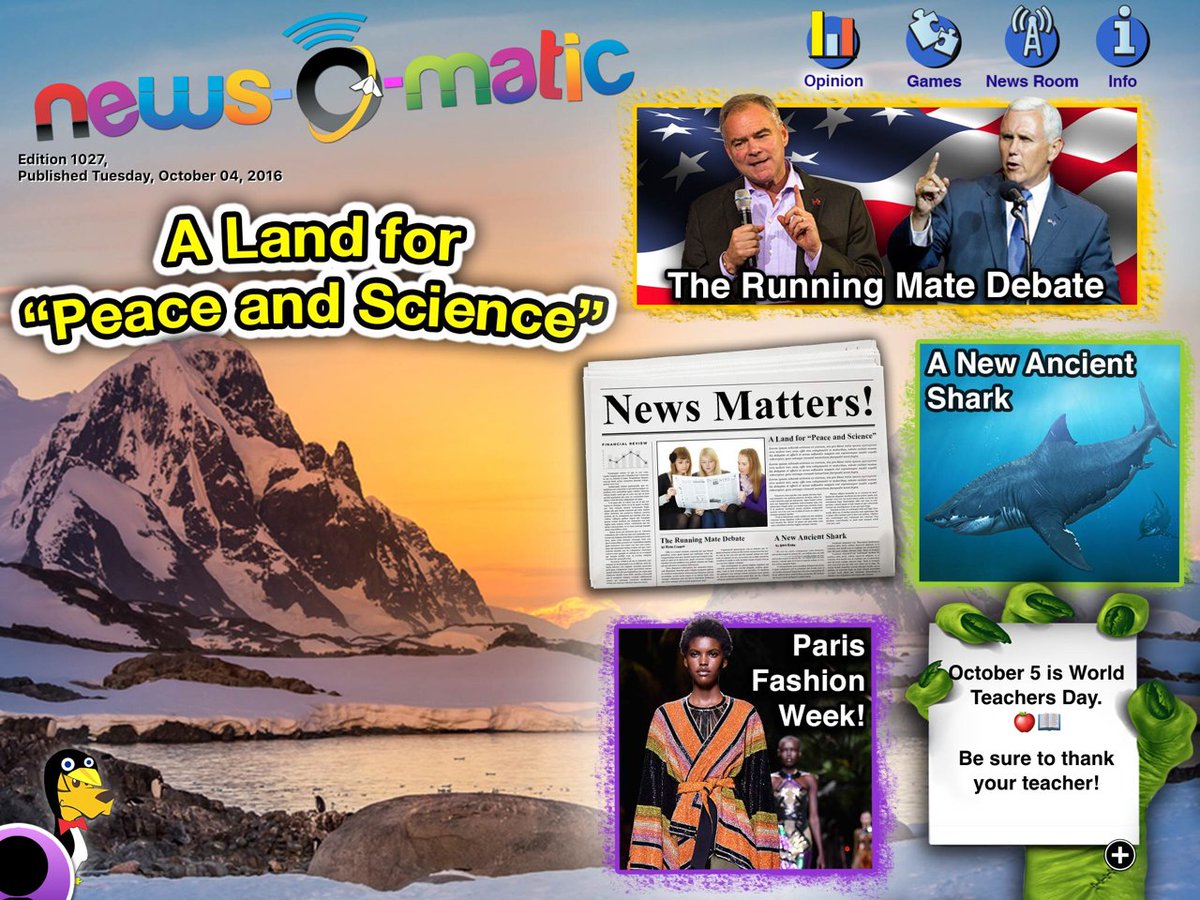 News_O_Matic's tweet image. We featured @AntarcticTreaty and the 25th anniversary of the #MadridProtocol. Thank you, @BAS_News and @iaato_org. #AntarcticaProtected