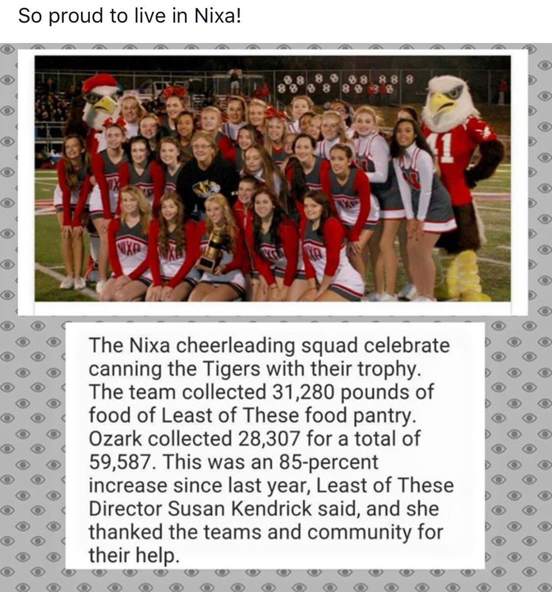 NixaCheer's tweet photo. Let's do it again in 2016!  Let's make it ❤️Nixa 7 🏆 Ozark 3. We can't do it without your help!  🙏🏼 https://t.co/jd1XhSjngE