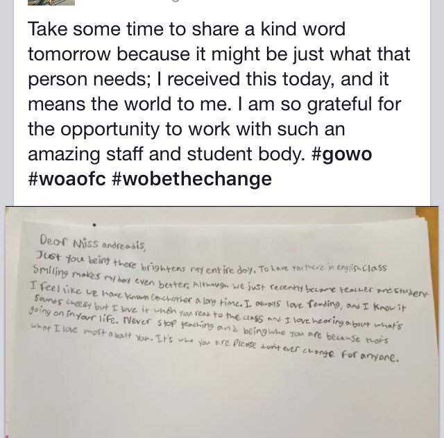 andrea_apol's tweet photo. Thank you for making today a great one, West Ottawa! #gowo #WObethechange #WOAofC @WORenaissance https://t.co/U9R09n5JBN