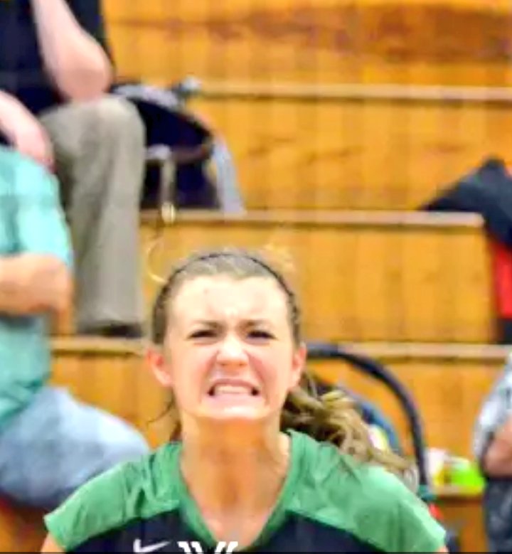 DeborahNicole4's tweet photo. This will be my face if you all don't come to senior night tomorrow @ 5:30. Come support Abby and wear yellow💛 https://t.co/geJvIVmIcs