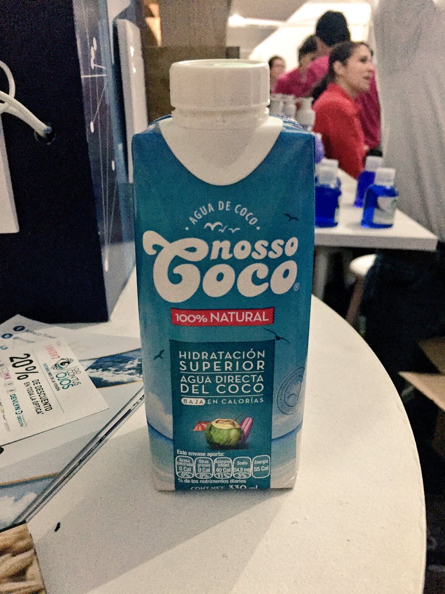 SoyDianaHL's tweet photo. Nuestros amigos de @NOSSOCOCO hidratándonos en la #SemanaDelEmprendedor #CasoDeExito @INADEM_SE 🌴 https://t.co/N5T81lNVxJ