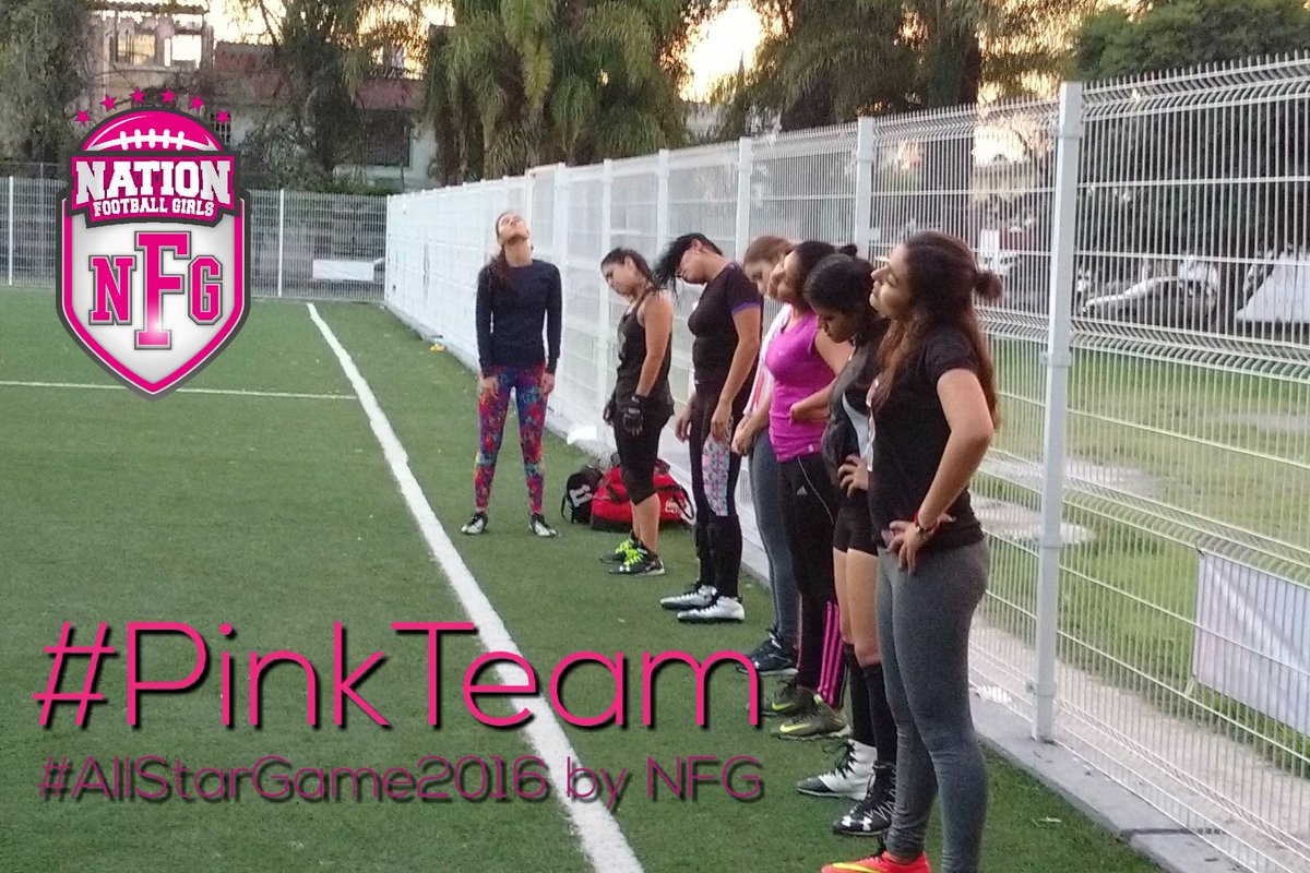 NFGMX's tweet photo. Esta tarde tocó acompañar al #PinkTeam en su entrenamiento rumbo al #AllStarGame2016 by NFG. Boletos disponibles en @ticketshopmx 
#WeAreNFG https://t.co/sfhj5NbN2x