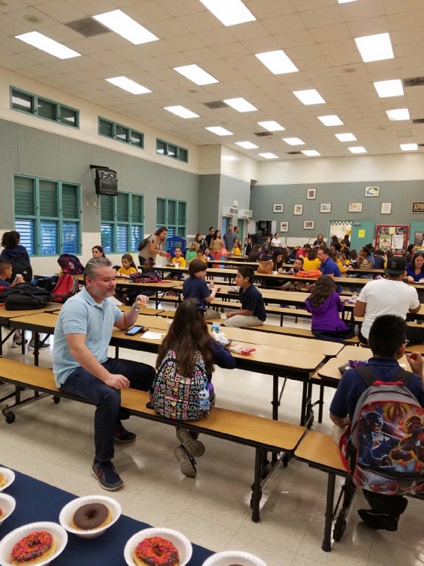 This morning BGEC participated in #InternationalWalktoSchoolDay w/ breakfast provided by PTSA