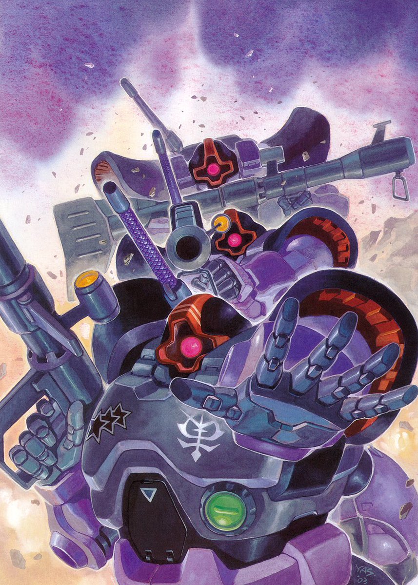 安彦良和　ガンダムthe origin 複製原画　黒い三連星　ドム 安彦良和ガンダムthe origin 複製原画黒い三連星ドム