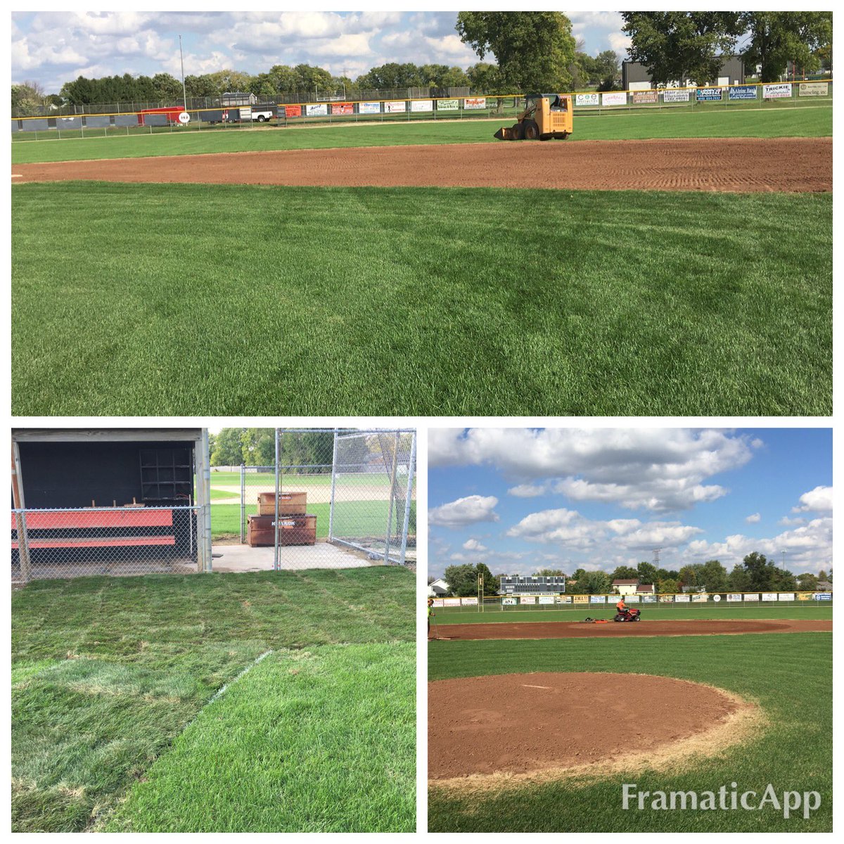 CoachMcCloy's tweet image. Varsity field looking good during renovation. #strivetobethebest #Huskies #weoverme