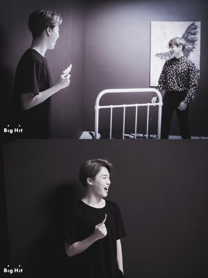 Bulletproof_SG's tweet photo. [STARCAST] BTS 'WINGS' Jacket shooting behind the scene #방탄소년단 https://t.co/qtXNlKKwnU