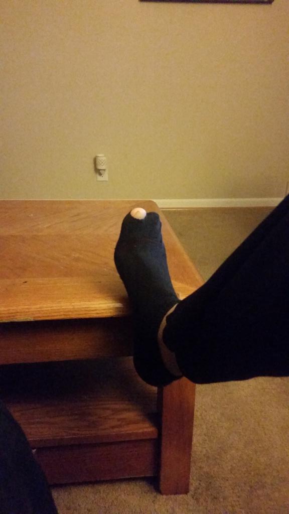mrnathankopp's tweet photo. @Hanes how do you keep making socks thinner and thinner? It's truly amazing! https://t.co/Whac2tzi30