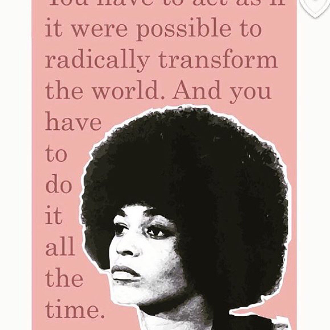 herownrules's tweet photo. Wondrous Women Wednesday: Angela Davis. #womenwednesday #herownrules https://t.co/tvtvqbolCZ