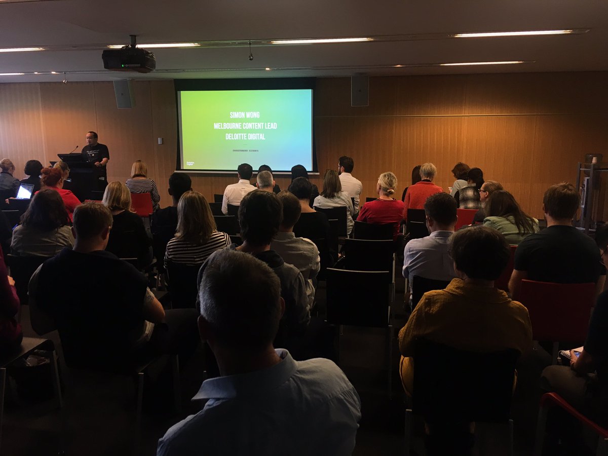 ohshewrote's tweet photo. Our very own @wordsfromwongy speaking about content at #CSForum16 @DeloitteDIGI_AU https://t.co/jxhglxK0yL