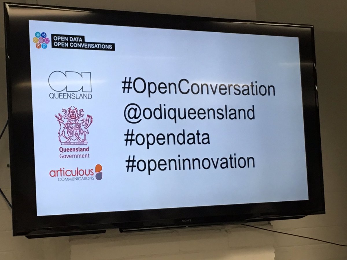 Qld's uni data experts talk #opendata to help create Qld's first #opendata policy @ODIQueensland #openconversations