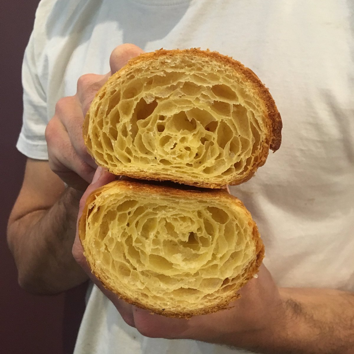 CHEZDREcafe's tweet photo. We're always aiming to have the best croissants possible so we have been working with a new butter &amp; laminating technique lately https://t.co/Qkq1TGyNmJ