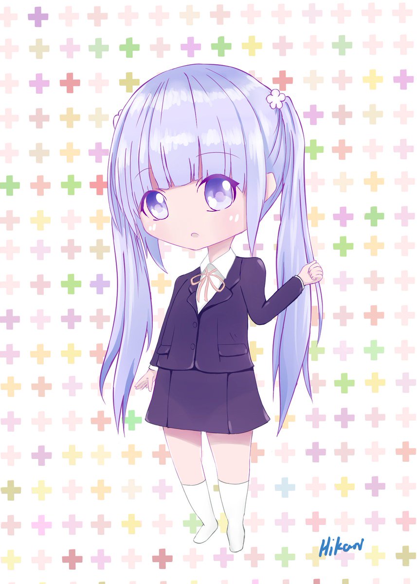 Get Xhikariix On Twitter New Game Suzukaze Aoba Chibi Ver Desktop Wallpaper Wallpaper Xhikariix On Twitter New Game Suzukaze Aoba Chibi Ver For iPhone