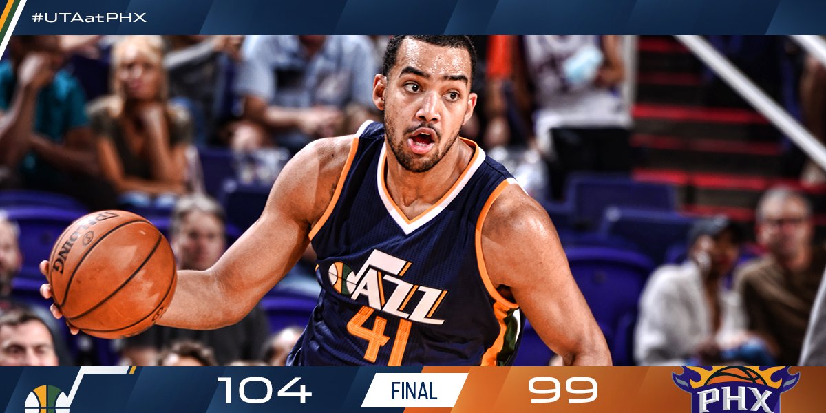 Wire-to-Wire Win in PHX. 💯  #UTAatPHX https://t.co/FKnRhyyWjW