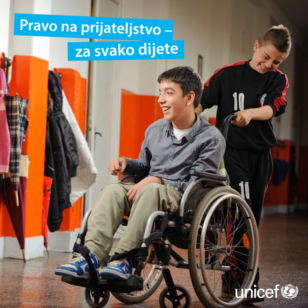 UNICEFmne's tweet photo. Umjesto prepreka, stvarajmo mogućnosti - za #prijateljstvo, #igru i #smijeh #djece sa i bez smetnji u razvoju. #GovorimoOMogucnostima https://t.co/8jZDfMY4fA