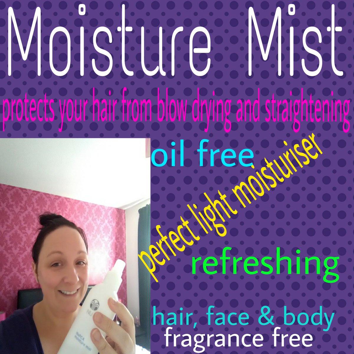 Love this moisture mist, it's always in my gym bag and has so many uses, DM to order yours #moisturemist #refreshing #NaPCA #gym #workout
