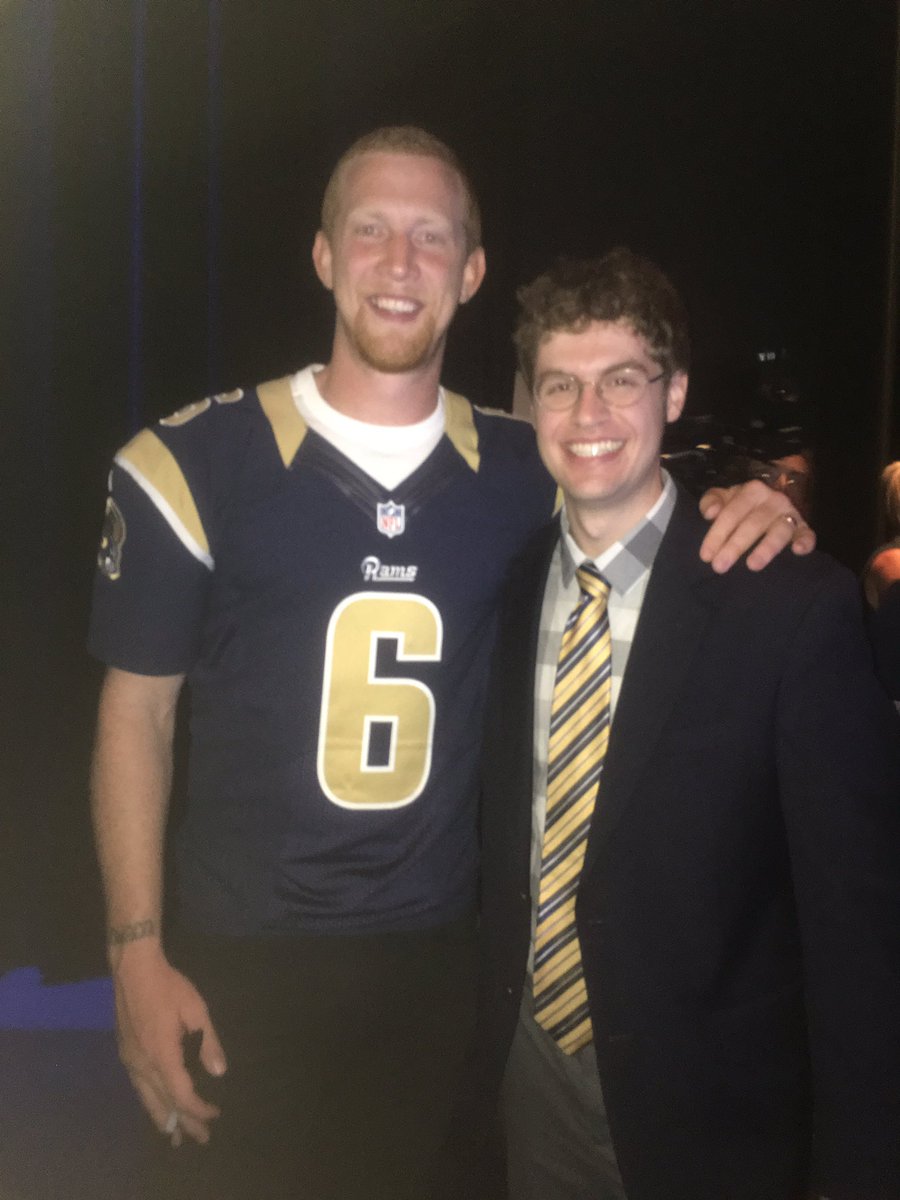 stephenmoeller_'s tweet photo. So the LA Rams Punter @JHekker and I are pretty much bros now! https://t.co/Djmdue0k6X
