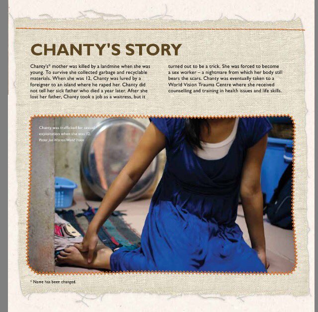 Men and woman can become victims of sexual exploitation. Just like Chanty. Let's bring awareness to this horrible act. #TraffickingIsReal
