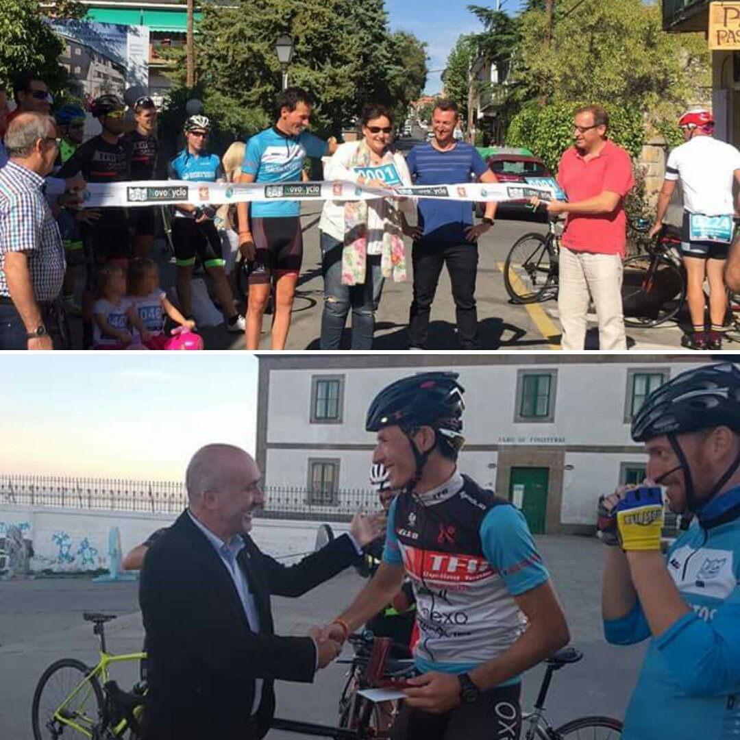 PardoRubioSanti's tweet photo. Enorme 💙 #solidario de la gente de #torrelodones y #finisterre apoyando a la @FSWest en la #cadenasolidaria @NovoCyclo #CreaTuMeta 😘😘😘 https://t.co/NIcHerqInb