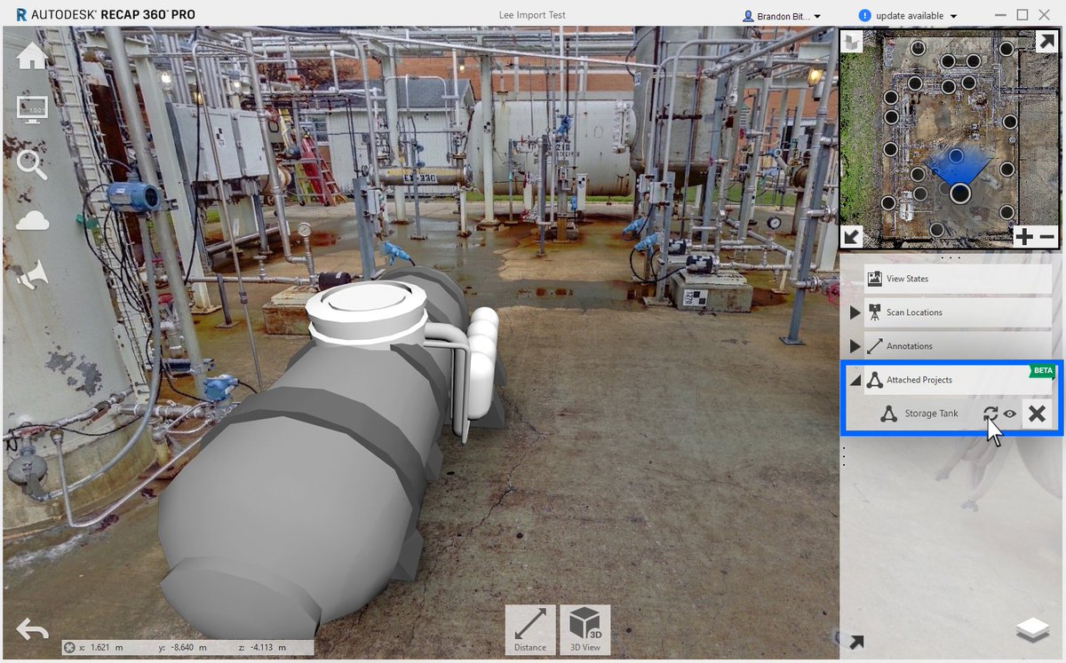 2john6's tweet photo. Wow! @AutodeskReCap 360 Pro 3.1 Update now supports Attach Navisworks Project into Realviews https://t.co/6h1ODwoGv2 https://t.co/NPpzR3HGSs