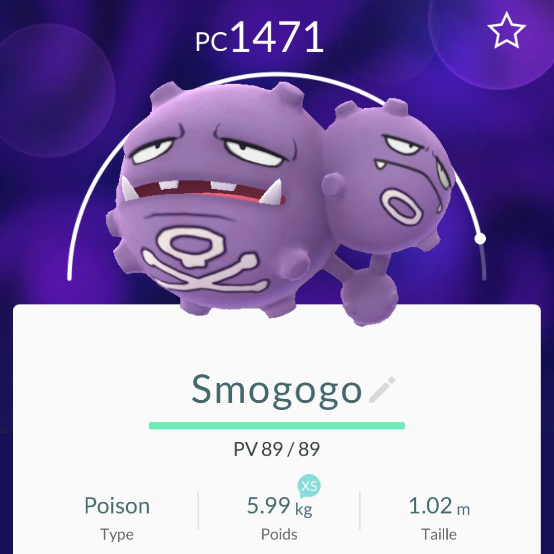 DomWolves's tweet image. Smogogo l'évolution de Smogo Sur ma route ;-) #pokemongo @PokemonGoCollec