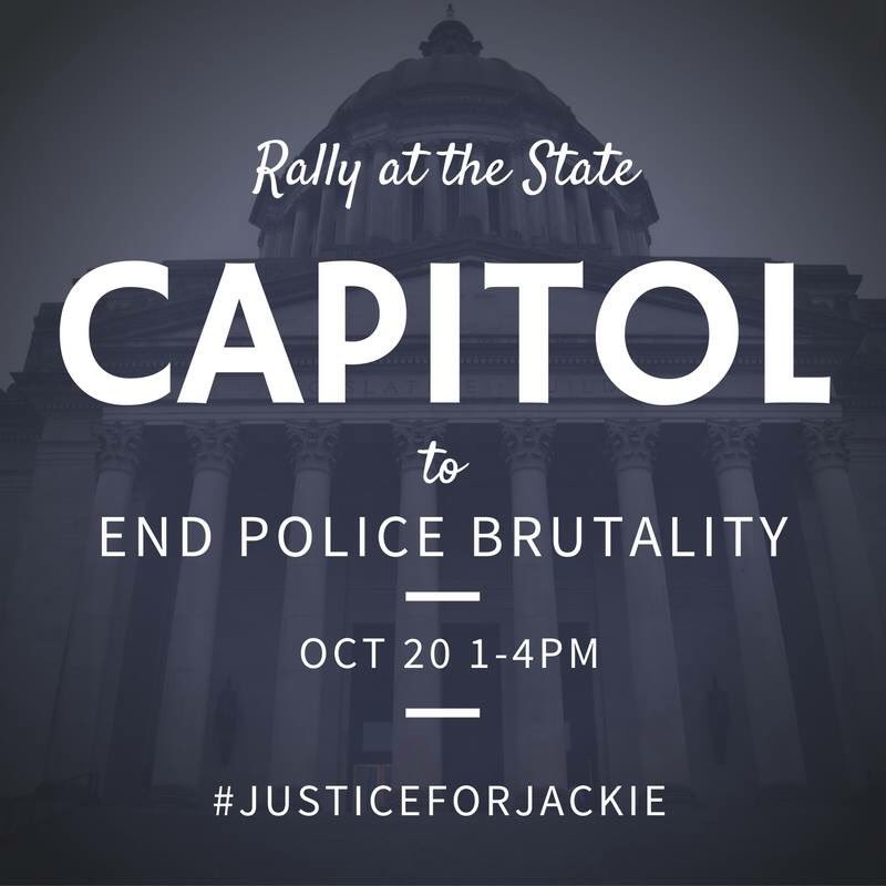 thepplsassembly's tweet photo. We'll be here in solidarity with #JusticeForJackie. Join us! More info at the link in our bio. #Tacoma_WA #Olympia #I873 https://t.co/dskIFRVP6D