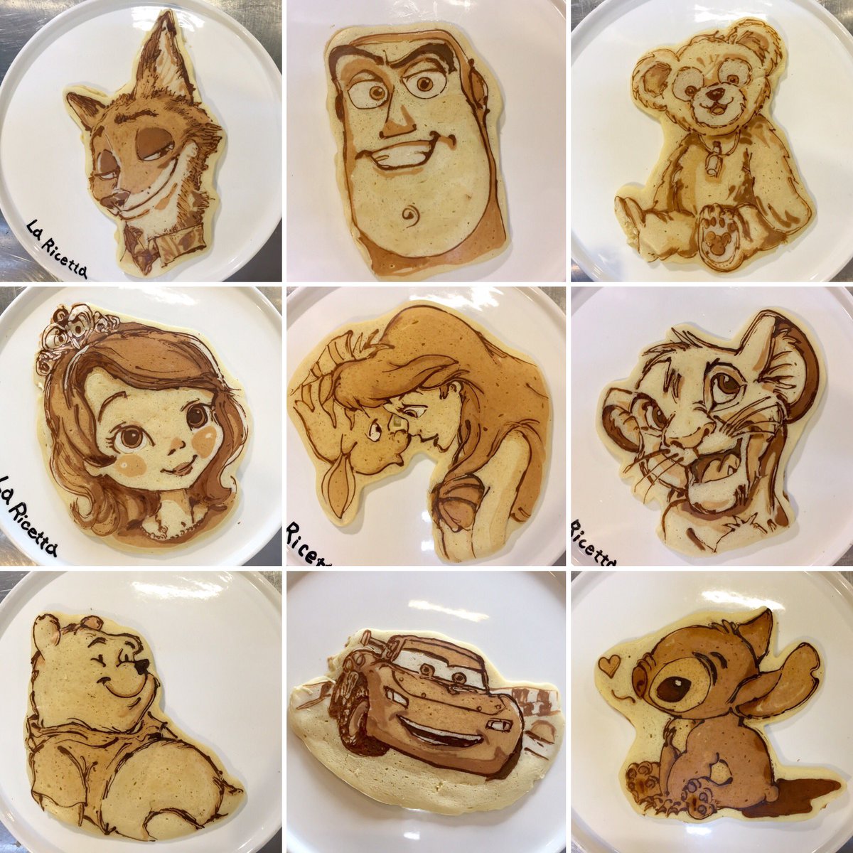 Laricetta99 V Twitter ディズニーとくいやんか パンケーキアート Pancakeart