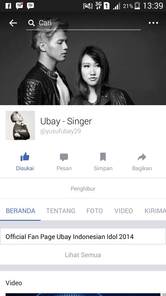 yuk gabung dan ramein fanspage <a href="/YusufUbay29/">YusufUbay</a> difacebook.hr ini ada kuis buat kalian semua.yg beruntung akan dpt hadiah langsung dr ubay *yee🎉