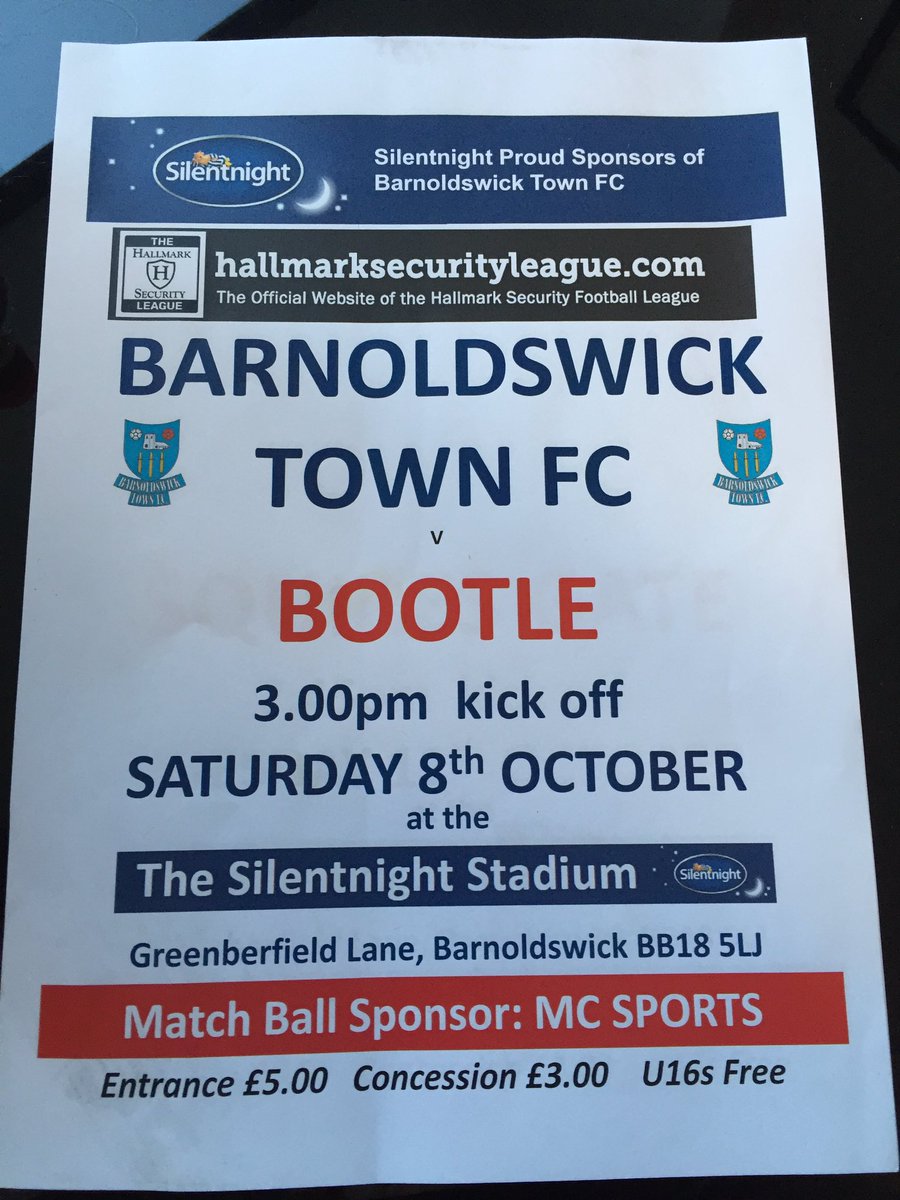 BarlickFCComms's tweet photo. Next up for us we face @Bootle_FC on Saturday. Who is joining us... ⚽️🔵🔶 #footballforafiver #nonleague #sewer https://t.co/cAUfxI2kh8