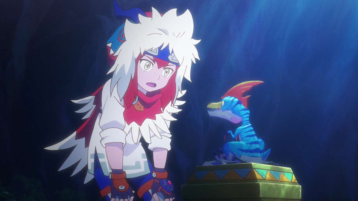 モンハン部 アニメ モンスターハンター ストーリーズ Ride On 第2話は10月9日 日 あさ8時30分から放送 絆あわせの儀式を迎えるリュート達にティガレックスが襲いかかってきて T Co Yaingcf9tj