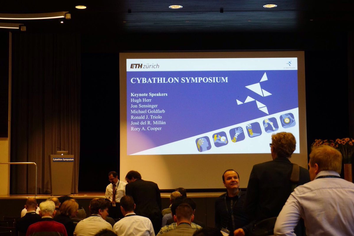 massimpactyvr's tweet photo. Meanwhile, Brittany and Lukas are at the Cybathlon Symposium to present our research poster...and Danny is featured on the main poster! https://t.co/amTemC0NON