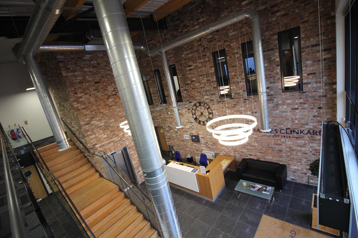 Tees_Business's tweet photo. We've enjoyed a look around @CharlesClinkard's impressive new HQ in Mbro at @mbromeansbiz #breakfastexchange this morning https://t.co/b4qRegEOeq