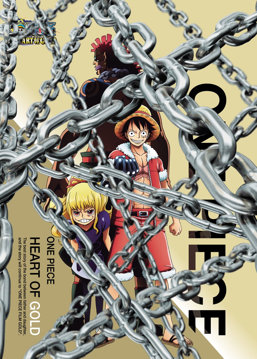 アニメ One Piece Dvd公式 10 28発売 ワンピース ハートオブ ゴールド のジャケットビジュアル 初回生産限定版 通常版 公開 同時に初回限定版の封入特典 オリジナル マッド トレジャー マッド キーチェーン の実画像も公開です