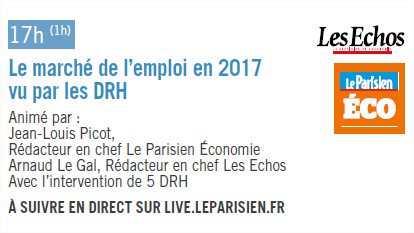 Table ronde #ParisEmploi 17h: «Le marché de l'emploi en 2017 vu par les DRH» avec <a href="/RBlugeon/">Regis Blugeon</a>, DRH France #SaintGobain saint-gobain-experience.com/fr/content/le-…