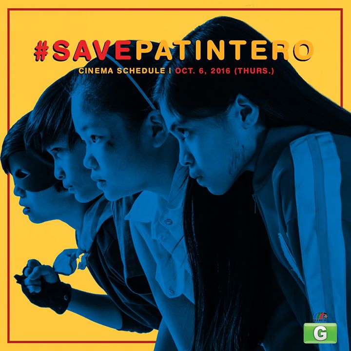 MengPatalo's tweet photo. MGA PATALO! Nood na tayo! Help us #SavePatintero! Ito yung updated Metro Manila and provincial theatre schedules as of October 6. Game? https://t.co/wjKZkJ7IXJ