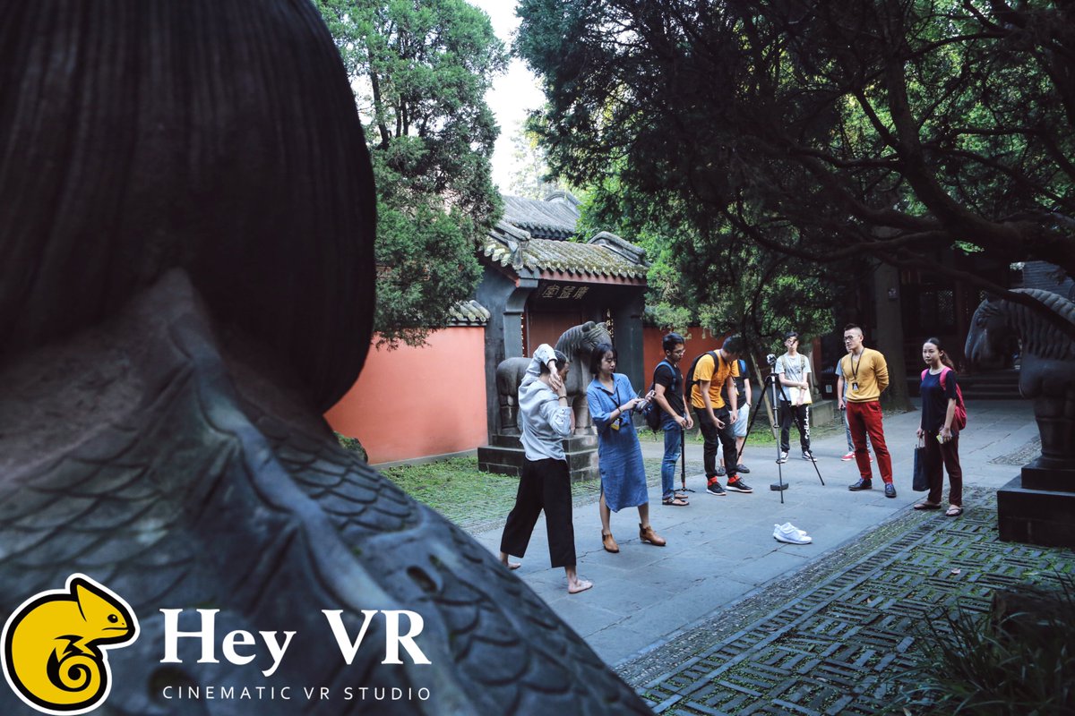 Hey_VR1's tweet photo. Dance scene filming was completed.The first VR promotion video of Chengdu city almost done.A different Chengdu is coming soon..#HEYVR #VR https://t.co/NWwOohOoCP