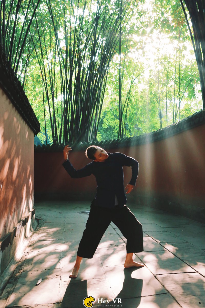Hey_VR1's tweet photo. Dance scene filming was completed.The first VR promotion video of Chengdu city almost done.A different Chengdu is coming soon..#HEYVR #VR https://t.co/NWwOohOoCP