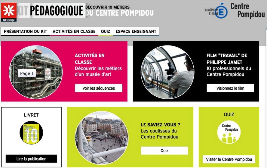 10 #métiers du musée 👓 kit pédagogique <a href="/Onisep/">Onisep</a>, ow.ly/N9im304UioS <a href="/outilstice/">Fidel Navamuel</a> #orientation #formpro