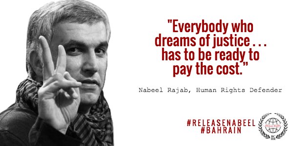 BahrainRights's tweet image. @NABEELRAJAB&apos;s trial postponed to Oct.31. Remains in detention despite poor health and in violation of #FreedonOfExpression
@AnaGomesMEP